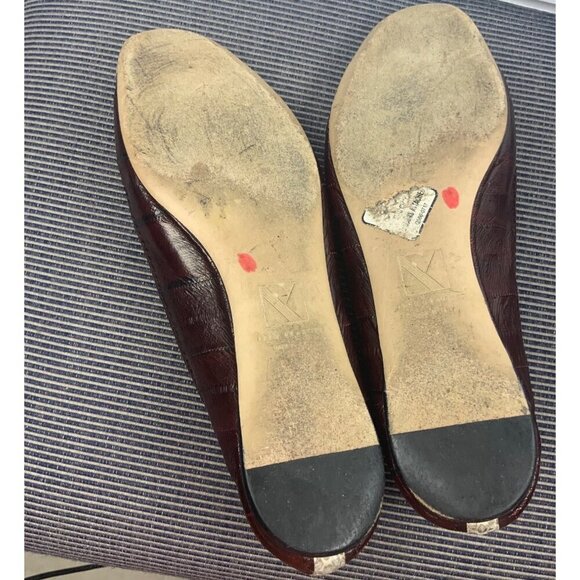 Reed Krakoff womens shoes snakeskin flat slip on ballet size 7 - Picture 7 of 7
